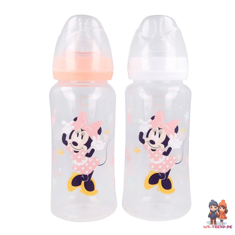 Disney Baby Minnie Maus 2er Set Milchflasche Babyfläschchen ab Monate - WS-Trend.de