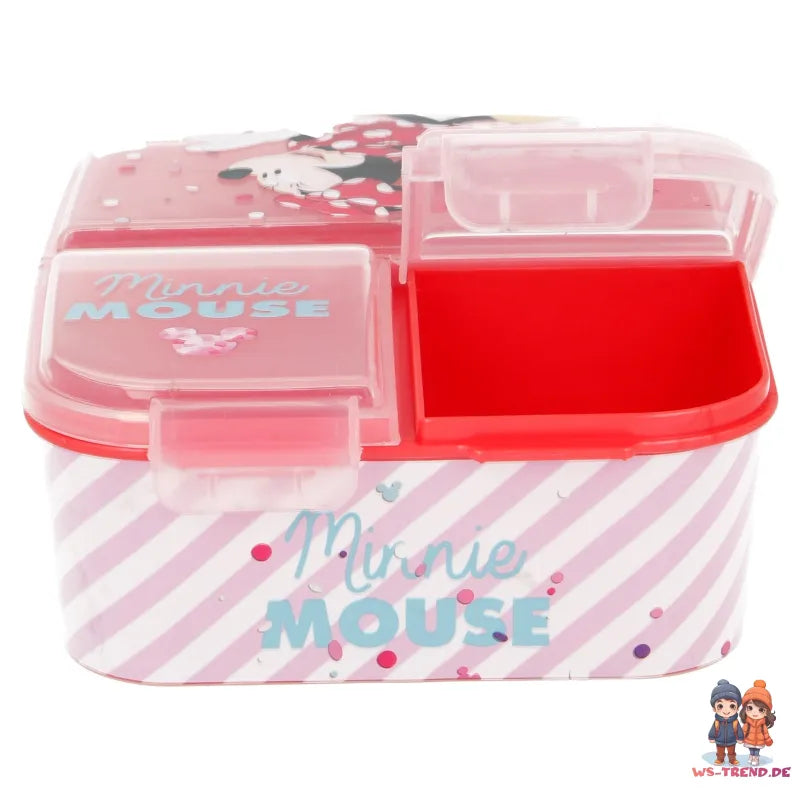 Disney Minnie Maus 2 teiliges Lunch Set Brotdose Trinkflasche 380 ml WS Trend.de