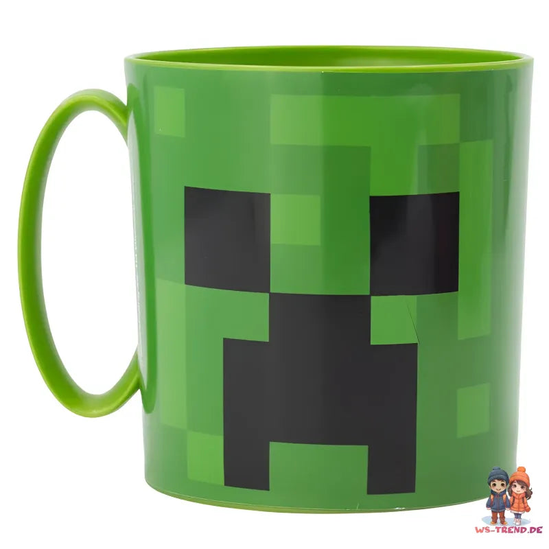 Minecraft Creeper Kinder Geschirr Set Teller Schüssel Becher - WS-Trend.de Geschirr-Set 3 teilig Alex Steve