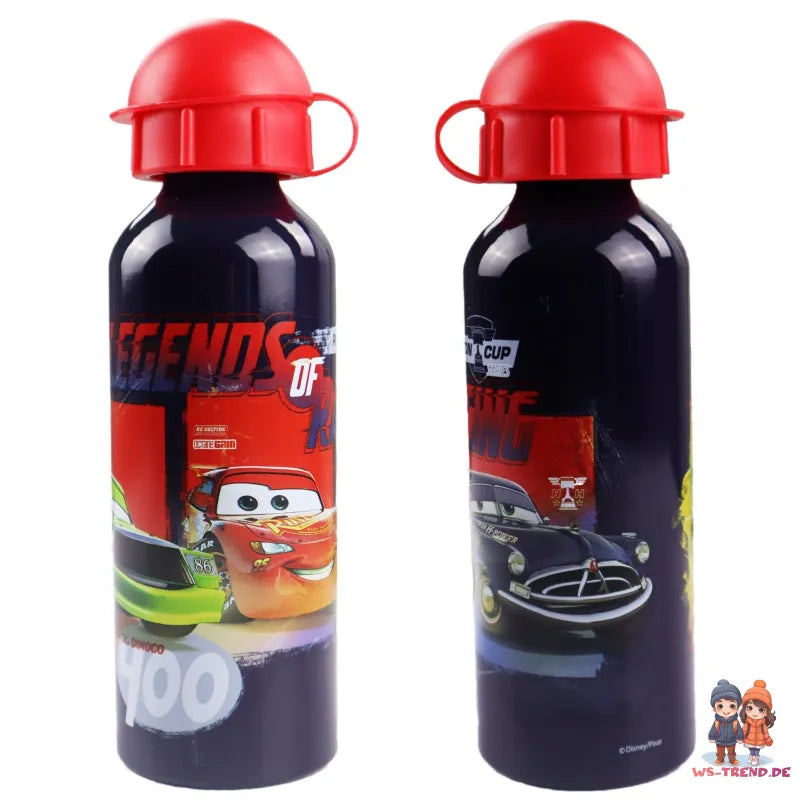 Disney Pixar Cars Kinder 2tlg Set Trolley Kinderkoffer plus Alu Trinkflasche - WS-Trend.de