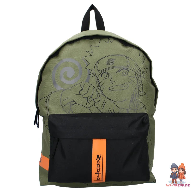 Naruto Shippuden Jungen Rucksack Schultasche Backpack Tasche Gr. 43x30x14 cm - WS-Trend.de