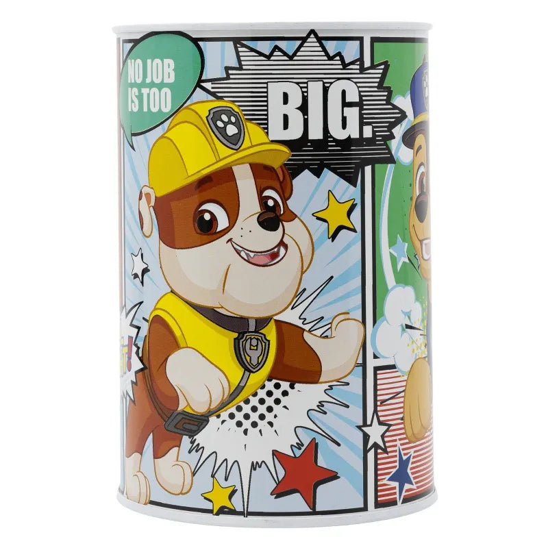 Paw Patrol Chase Marshall Rubble Kinder XL Spardose aus Weißblech 1000 ml - WS-Trend.de