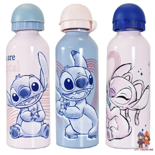 Disney Stitch Angel Aluminium Wasserflasche Trinkflasche Flasche 500 ml - WS-Trend.de