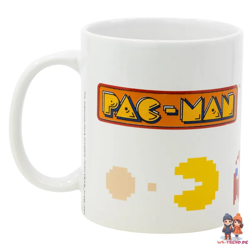 Gamer PAC-MAN Teetasse Tasse Kaffeetasse Geschenkidee 325 ml - WS-Trend.de