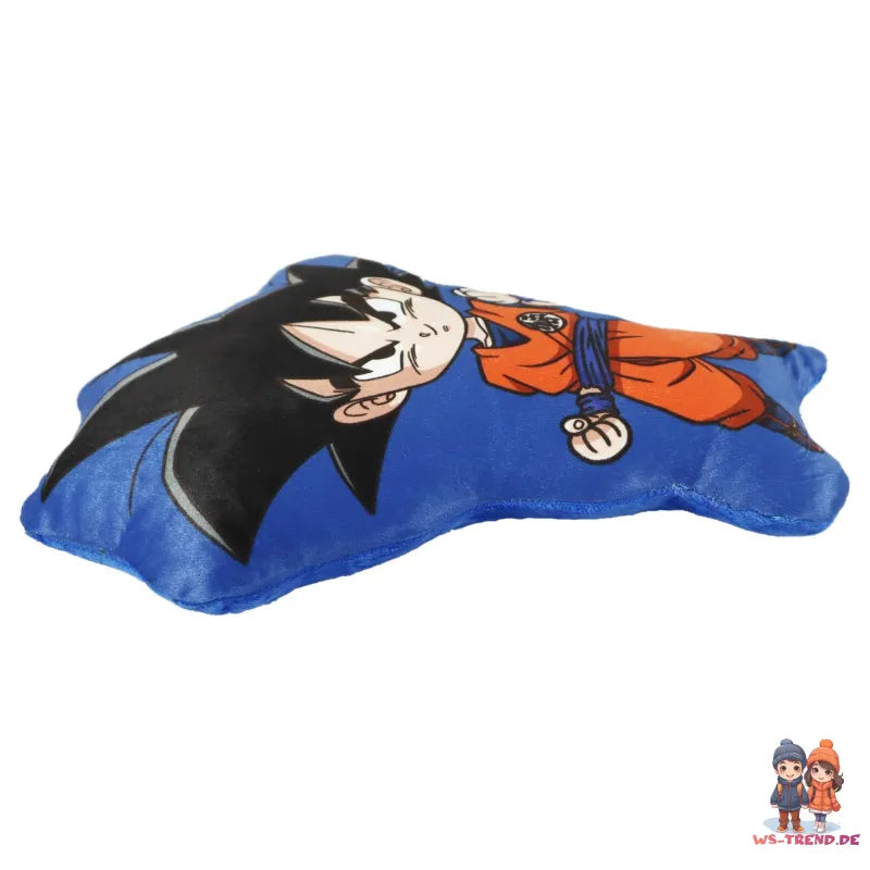 Dragon Ball Goku mini Kissen Dekokissen 3D Cushion 30x20x5 cm - WS-Trend.de Dragonball rundes Formkissen