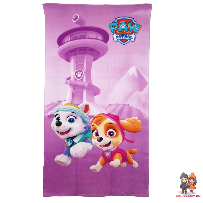 Paw Patrol Skye Kinder 2tlg Set Trolley Kinderkoffer plus Strandtuch 70x140 cm - WS-Trend.de