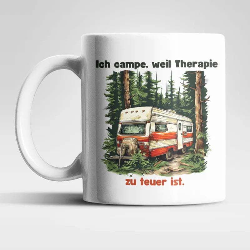 Camping Camper Wohnwagen Kaffeetasse Teetasse Tasse Geschenkidee 325 ml - WS-Trend.de
