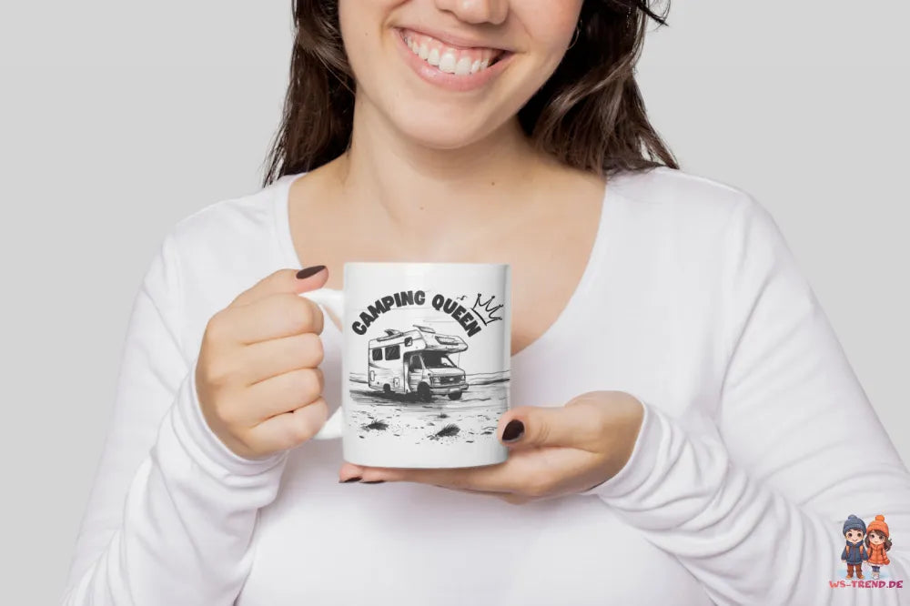 Camping King und Queen Set Kaffeetasse Teetasse Tasse Geschenkidee 325 ml - WS-Trend.de