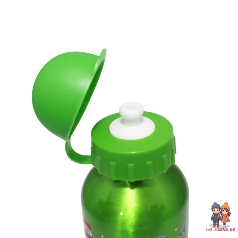 Minecraft Creeper Kinder 3 tlg Lunch Set Brotdose Alu-Trinkflasche 500 ml - WS-Trend.de