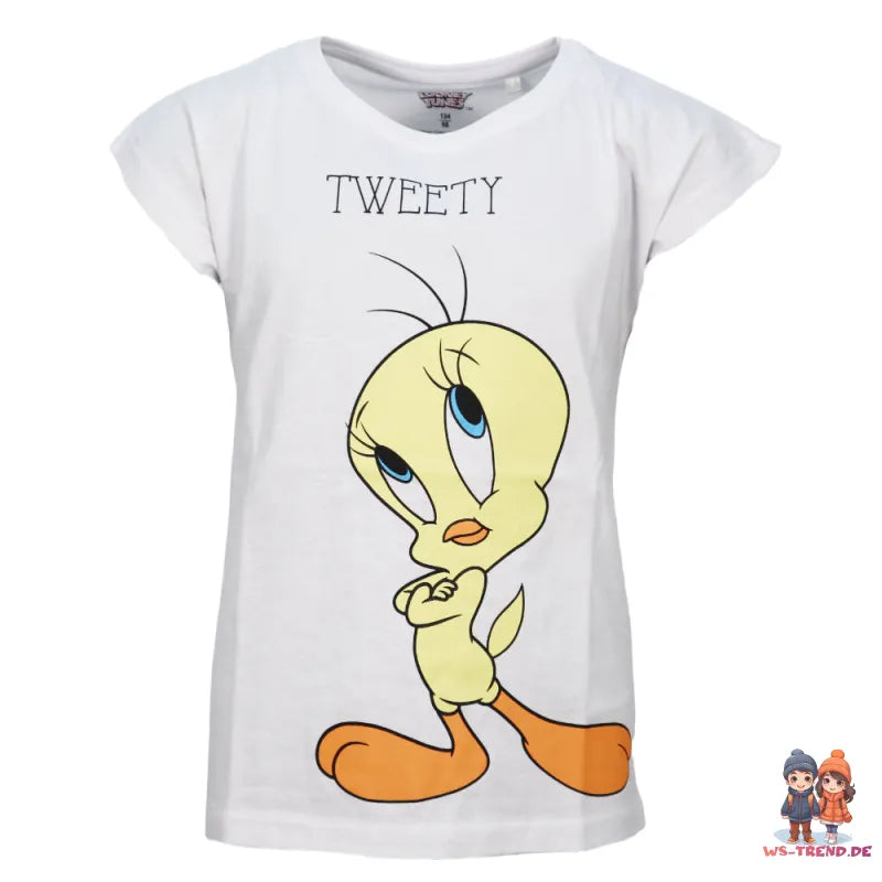Looney Tunes Tweety Mädchen Schlafanzug Pyjama Shirt Shorts - WS-Trend.de