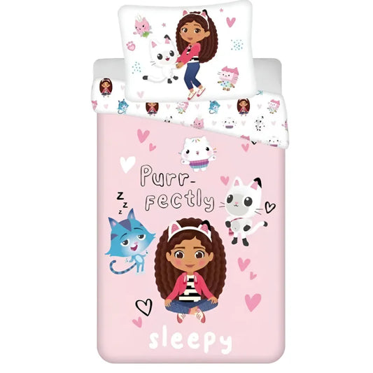 Gabbys Dollhouse Kinder Bettwäsche 2tlg. Set 135-140x200 65x65 - WS-Trend.de