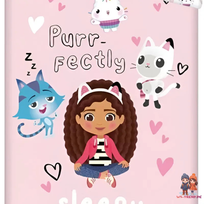 Gabbys Dollhouse Kinder Bettwäsche 2tlg. Set 135-140x200 65x65 - WS-Trend.de