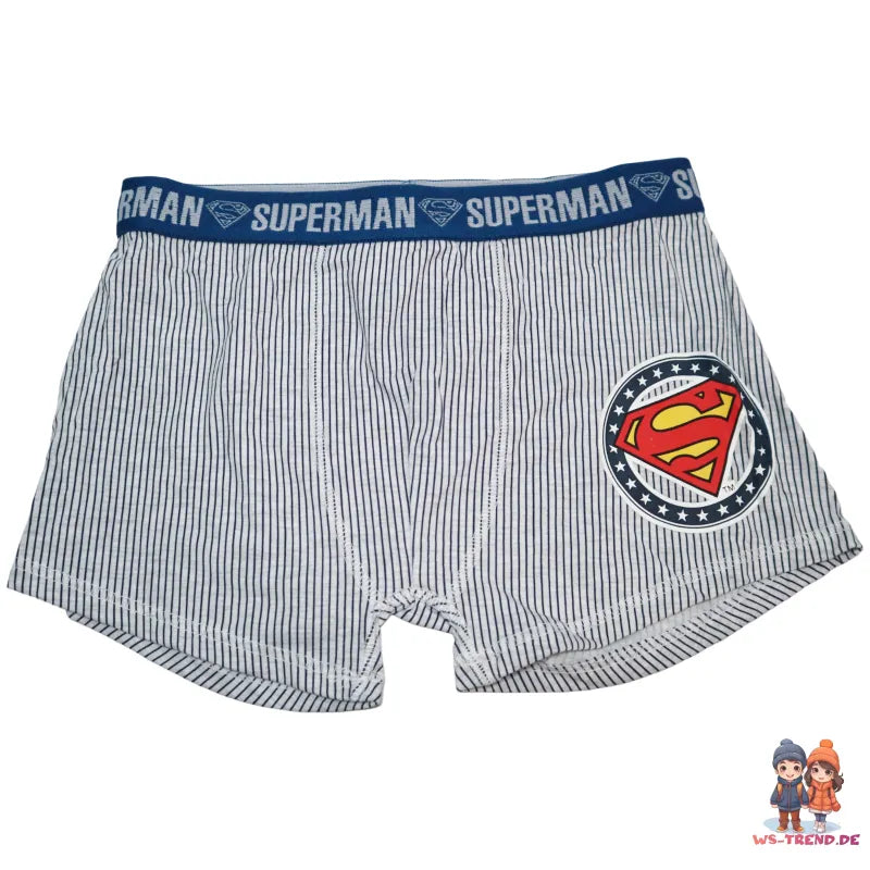 DC Comics Superman Herren Boxershorts Unterhose 2er Pack - WS-Trend.de Gr. S bis XXL