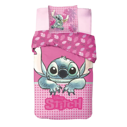 Disney Lilo und Stitch Kinder Bettwäsche 2tlg. Set 135x200 80x80 100% Baumwolle - WS-Trend.de