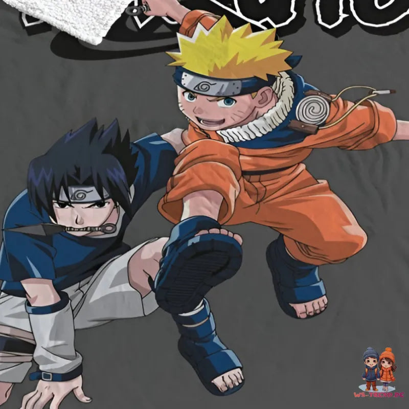 Anime Naruto Shippuden Kinder Coral Decke warme Kuscheldecke 120x150 cm - WS-Trend.de