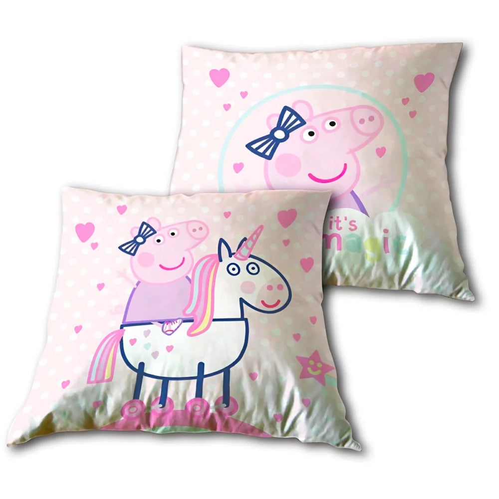 Peppa Wutz Pig Kinder Kissen Dekokissen Cushion 35x35 cm - WS-Trend.de