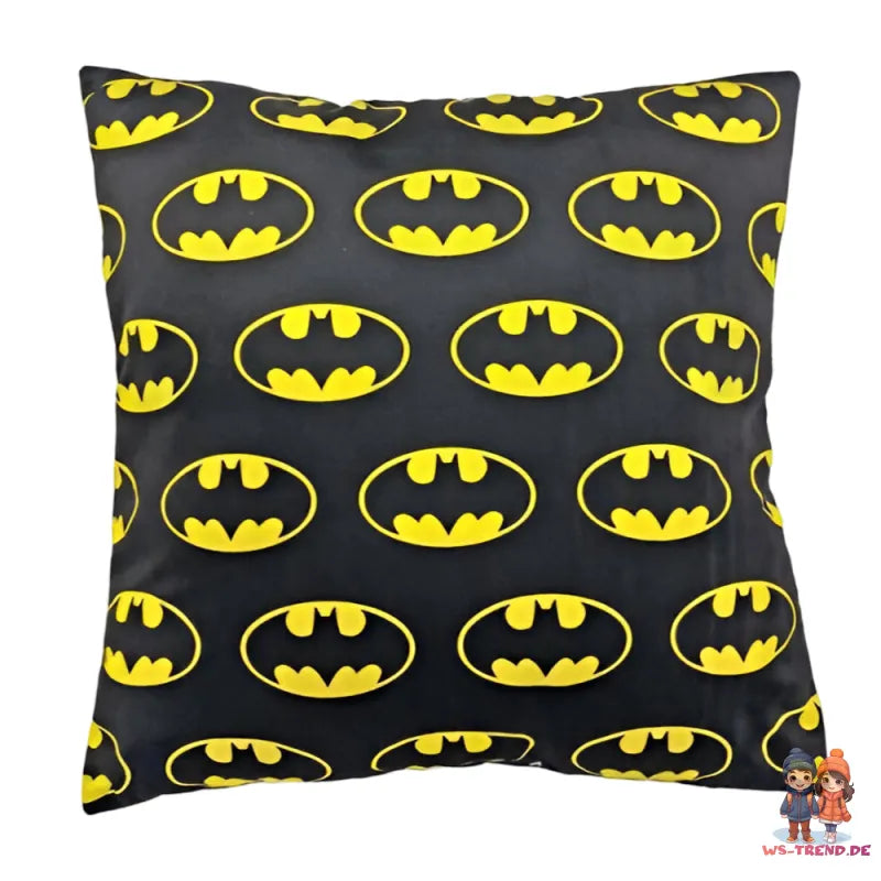 DC Comics Batman Velours Kissen Dekokissen Cushion 40x40 cm - WS-Trend.de