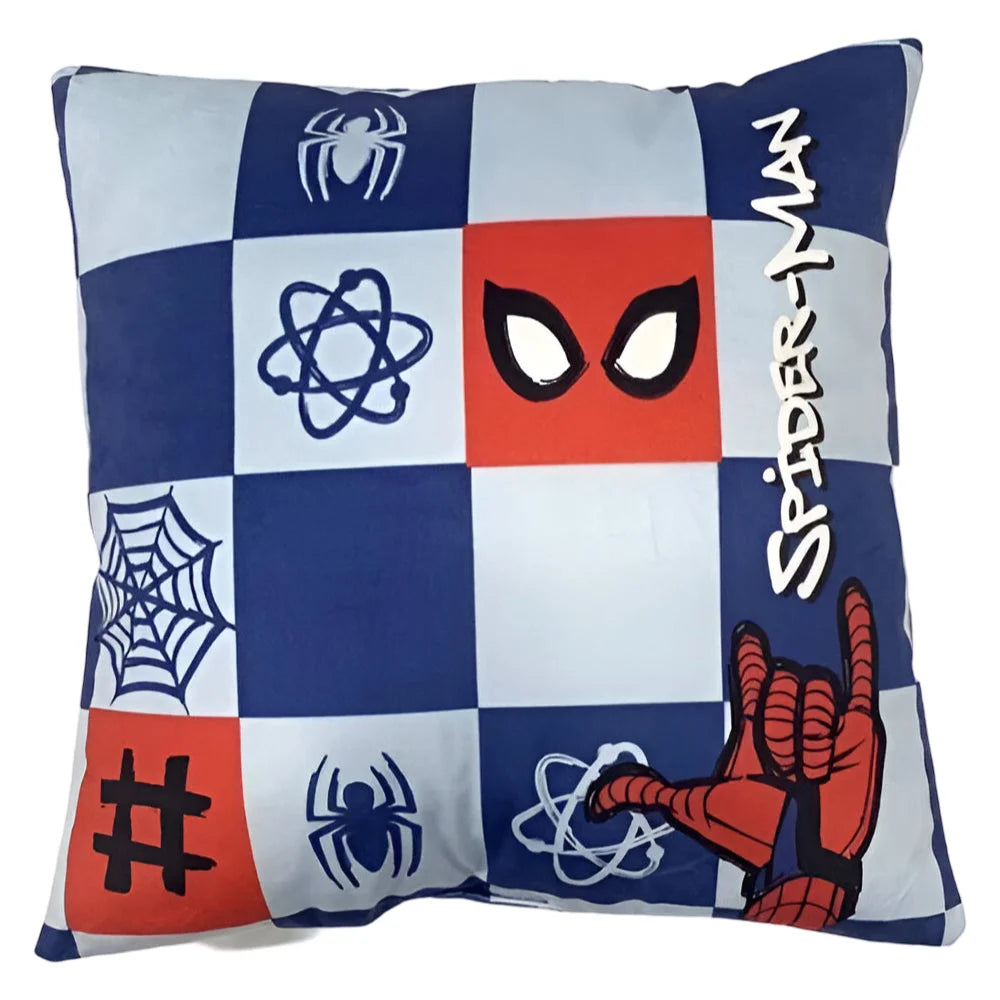 Marvel Spiderman Velours Kissen Dekokissen Cushion 40x40 cm - WS-Trend.de