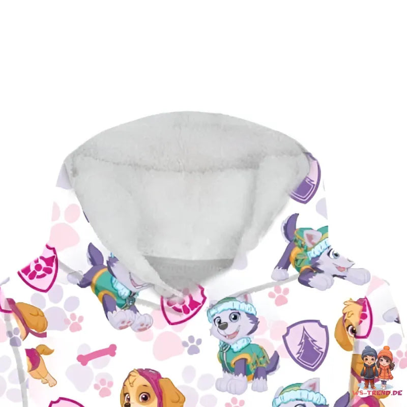Paw Patrol Skye Kuschelponcho Kuscheldecke mit Ärmeln Kapuze Tasche 3-6 Jahre - WS-Trend.de