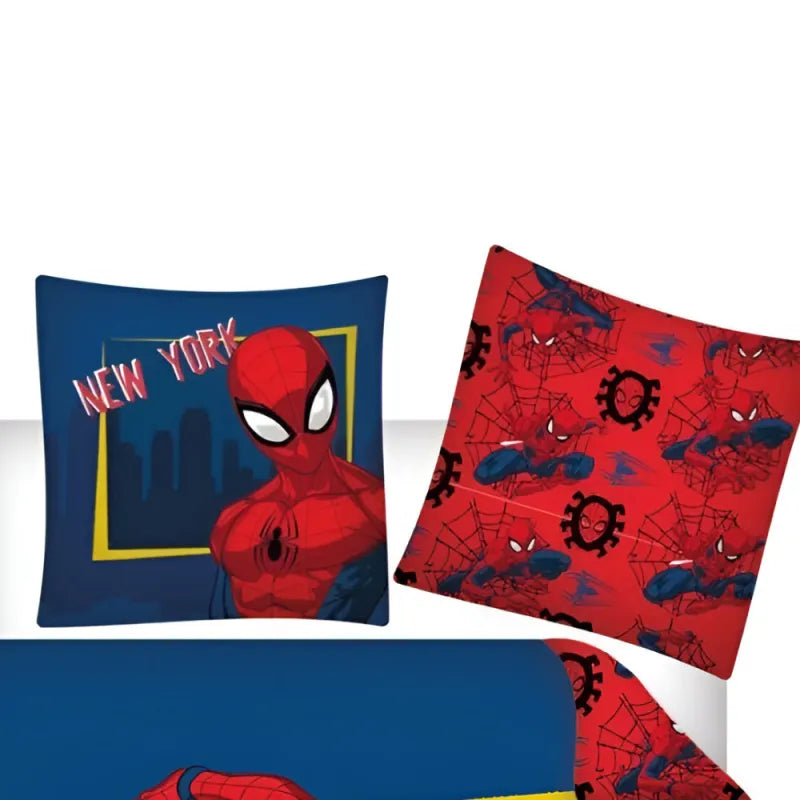 Marvel Spider-Man Jungen Flanell Bettwäsche Set 135-140x200 65x65 cm Baumwolle - WS-Trend.de