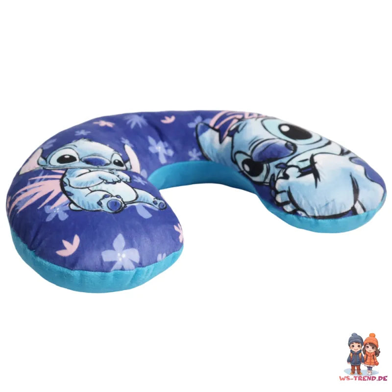 Disney Stitch Reisekissen Nackenkissen Kinder Jugend für Auto Flugzeug - WS-Trend.de