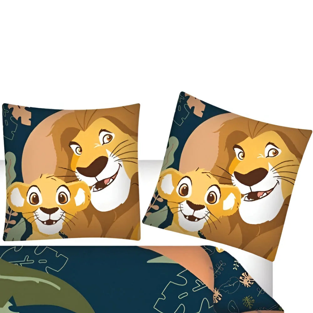 Disney König der Löwen Kinder Mikrofaser Bettwäsche 2tlg. Set 135-140x200 65x65 - WS-Trend.de