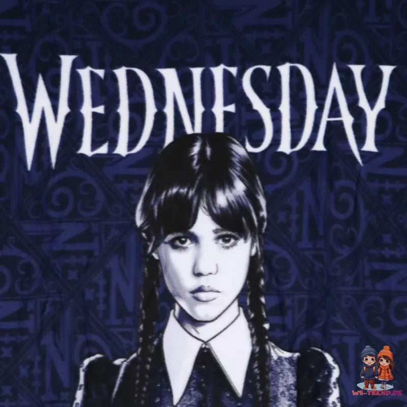 Wednesday Polar Fleecedecke leichte Kuscheldecke 100x150 cm - WS-Trend.de