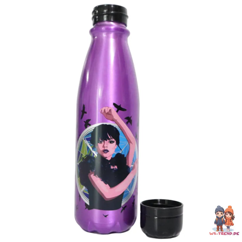 Wednesday Aluminium Wasserflasche Trinkflasche Flasche 600 ml - WS-Trend.de