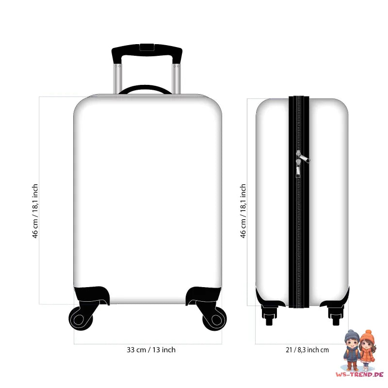 Disney Lilo und Stitch 2 tlg. Set Trolley Koffer Reisekoffer plus Lunchbox - WS-Trend.de