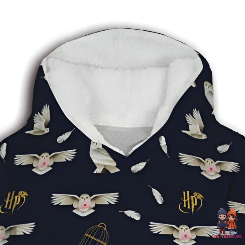 Harry Potter Kuschelponcho Kuscheldecke mit Ärmeln Kapuze Tasche - Onesize S-L - WS-Trend.de
