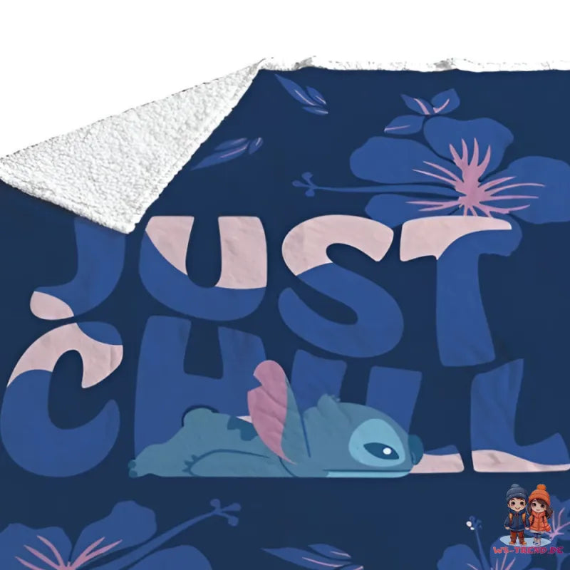 Disney Lilo und Stitch Coral Decke warme Kuscheldecke 130x170 cm - WS-Trend.de