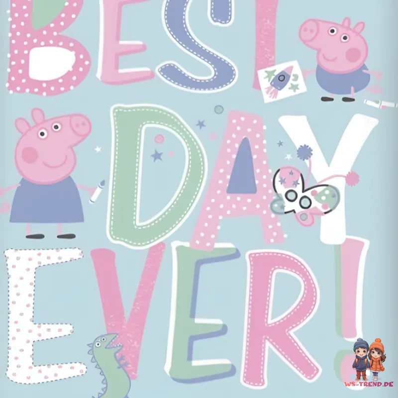 Peppa Wutz Kinder Bettwäsche Mikrofaser 2tlg Set 135/140x200 63x63 cm WS Trend.de Bezug