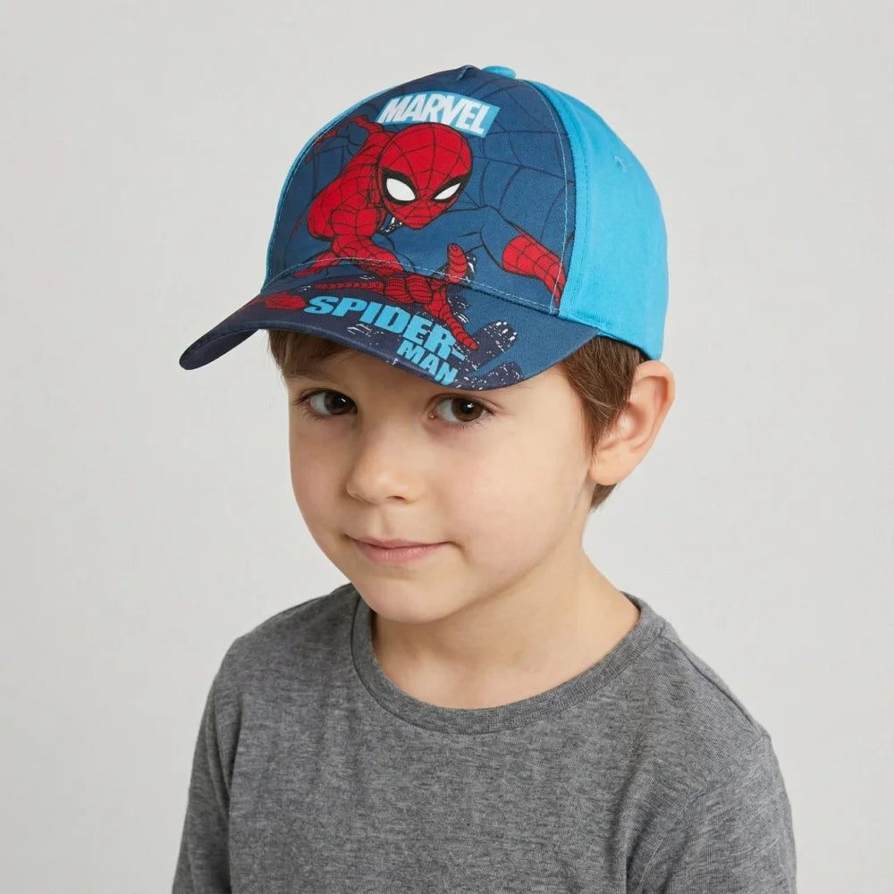 Marvel Spiderman Kinder Jungen Basecap Baseball Kappe Mütze - WS-Trend.de Gr. 52 - 54