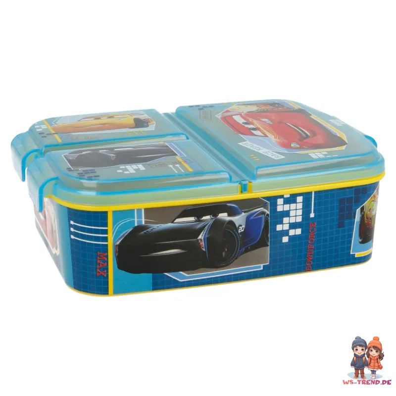 Disney Cars Lightning McQueen 2 tlg. Lunch Set 3Kammer Brotdose Alu-Trinkflasche - WS-Trend.de