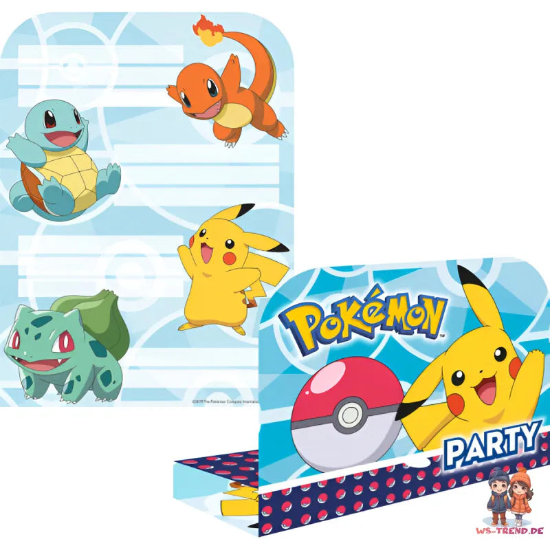Pokemon Pikachu Geburtstag Deko Set 24tlg.Memory Spiel Buttons Banner - WS-Trend.de