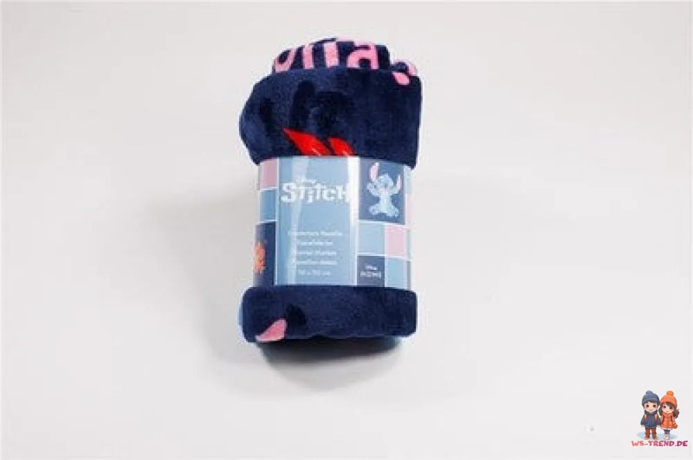 Disney Lilo und Stitch Flanell Wohndecke warme Kuscheldecke 110x150 cm - WS-Trend.de