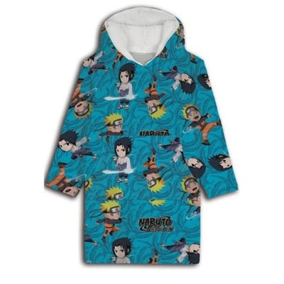 Naruto Shipudden Kuschelponcho mit Ärmeln Kapuze Tasche XS-L - WS-Trend.de