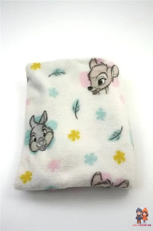 Disney Bambi Flanell Wohndecke warme Kuscheldecke 110x150 cm - WS-Trend.de