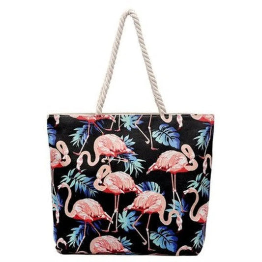 WS-Trend »XXL Flamingo Badetasche« mit Reißverschluss und Handyfach Breite: 37 - WS-Trend.de Anlässe: Strandmode Geschlecht: weiblich