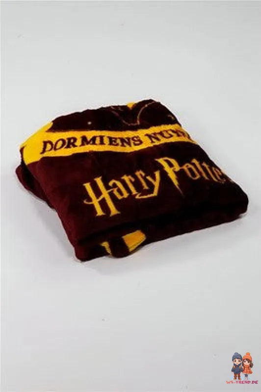 Harry Potter Hogwarts Flanell Wohndecke warme Kuscheldecke 130x160 cm - WS-Trend.de