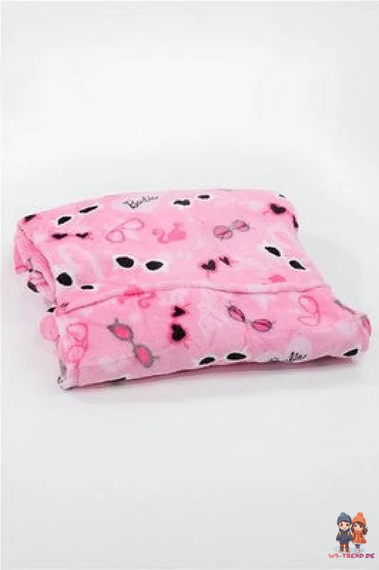 Barbie Kuschelponcho Kuscheldecke mit Ärmeln Kapuze Tasche XS-L - WS-Trend.de