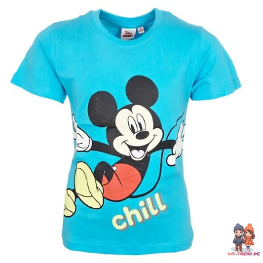 Disney Mickey Maus Kinder Jungen kurzarm T-Shirt Shirt 92-128 Baumwolle - WS-Trend.de