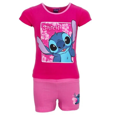 Disney Stitch Kinder Mädchen Sommerset Shorts plus T-Shirt - Ansicht 2