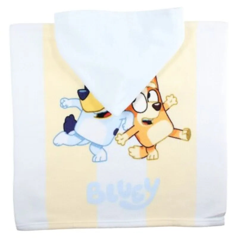 Bluey und Bingo Kleinkind Poncho Badeponcho mit Kapuze - WS-Trend.de