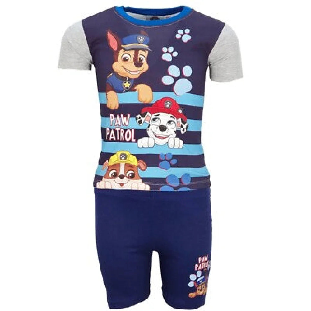 Paw Patrol Kinder Chase Jungen Sommerset Shirt Shorts - WS-Trend.de
