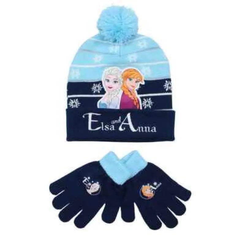 Disney Die Eiskönigin Elsa Anna Kinder Wintermütze plus Handschuhe Gr. 54 - WS-Trend.de