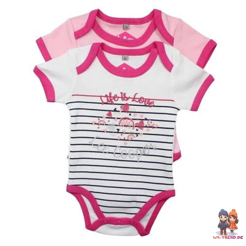 Lee Cooper 2er Set Baby Kleinkind kurzarm Body Einteiler Gr. 56 - WS-Trend.de
