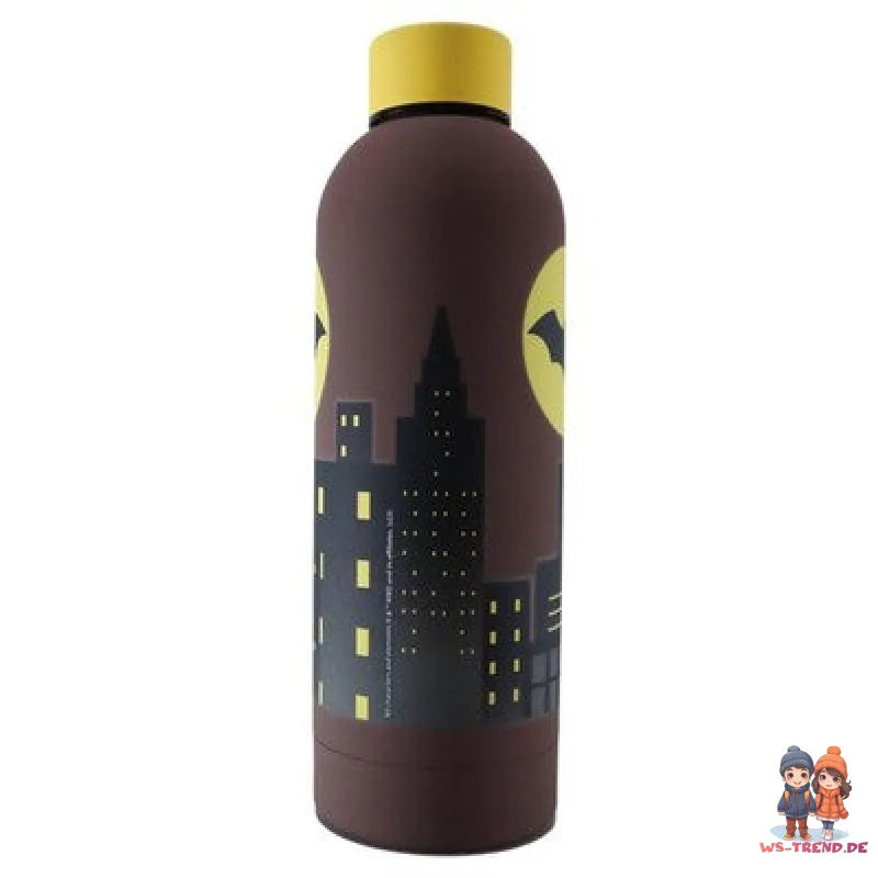 DC Comics Batman Kinder 2 teiliges Set 3 Kammer Brotdose Edelstahl Trinkflasche - WS-Trend.de