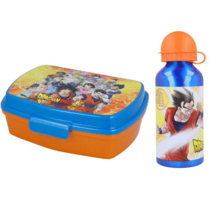 Anime Dragon Ball Kinder 2 tlg Lunch Set Brotdose Alu-Trinkflasche 400 ml - WS-Trend.de