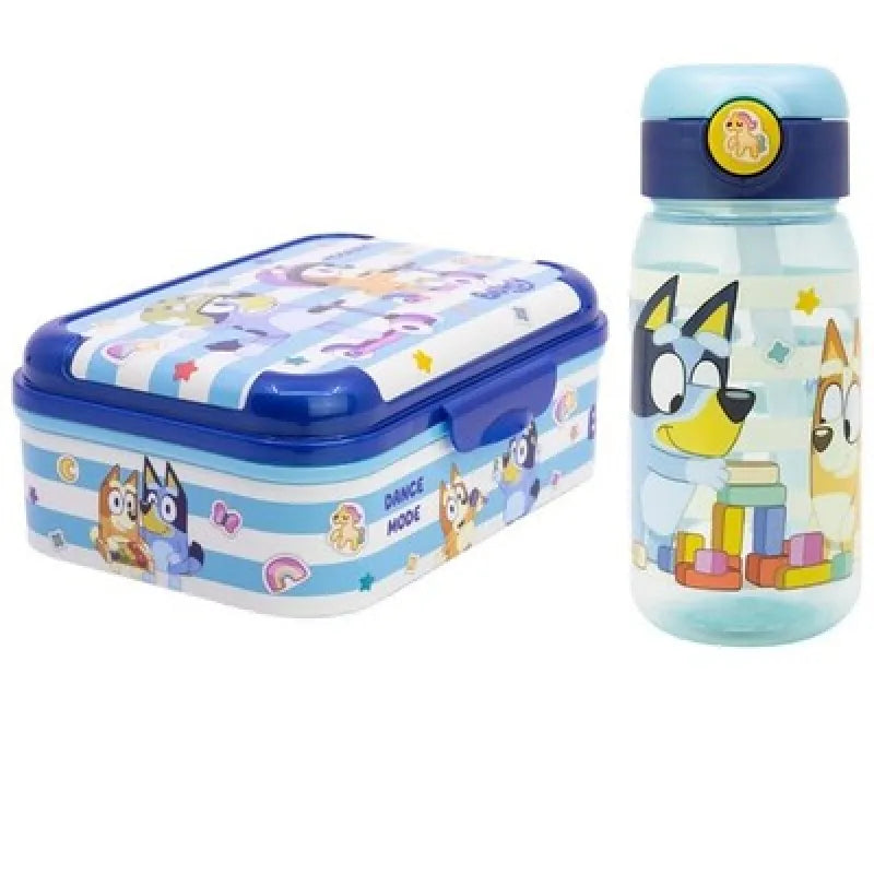 Bluey Bingo Kinder 2 teiliges Set Brotdose Trinkflasche 510 ml - WS-Trend.de